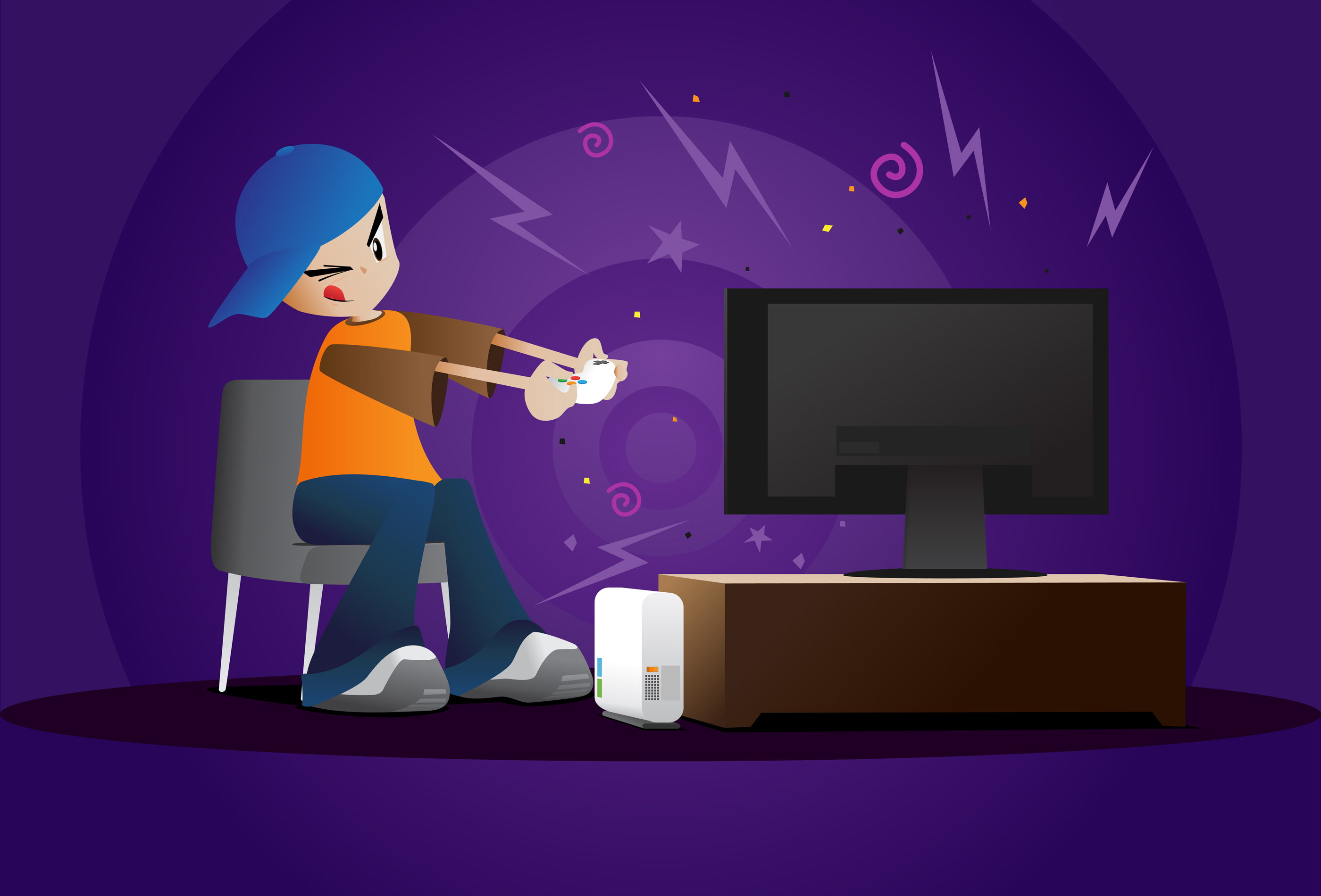 playing video games clipart - photo #37