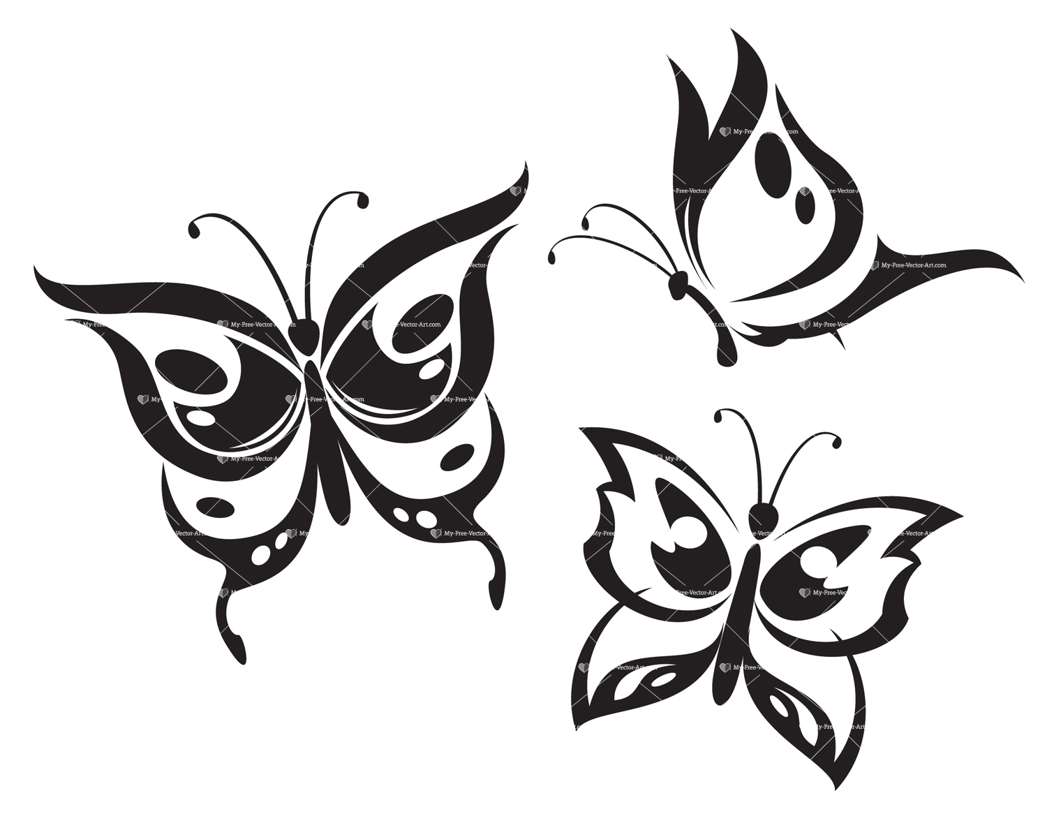 free vector clipart butterfly - photo #36